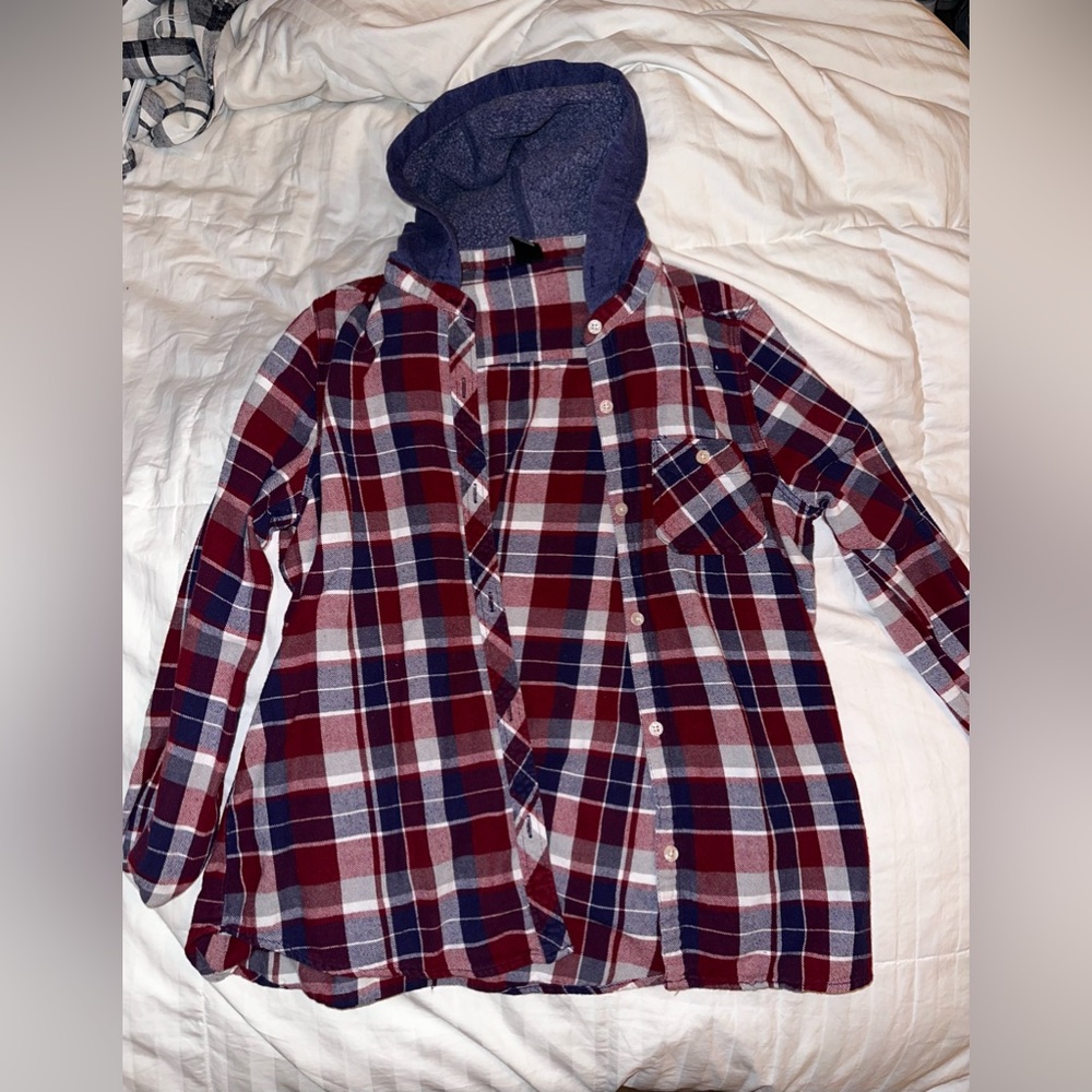 flannel, used up but in good condition